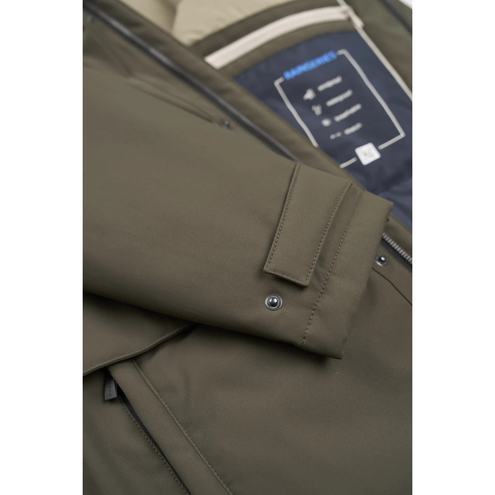 Bugatti Sportieve Parka met Afneembare Capuchon Green Heren