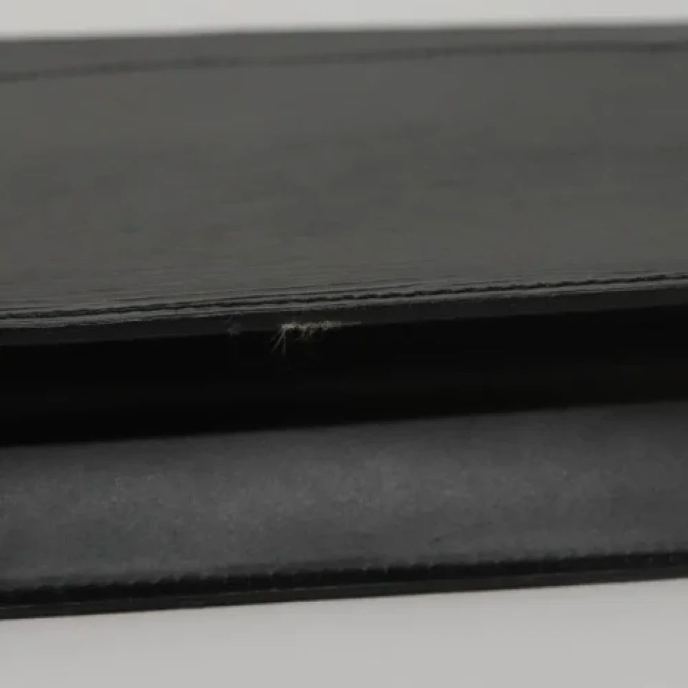 Louis Vuitton Vintage Pre-owned Leather clutches Black Dames
