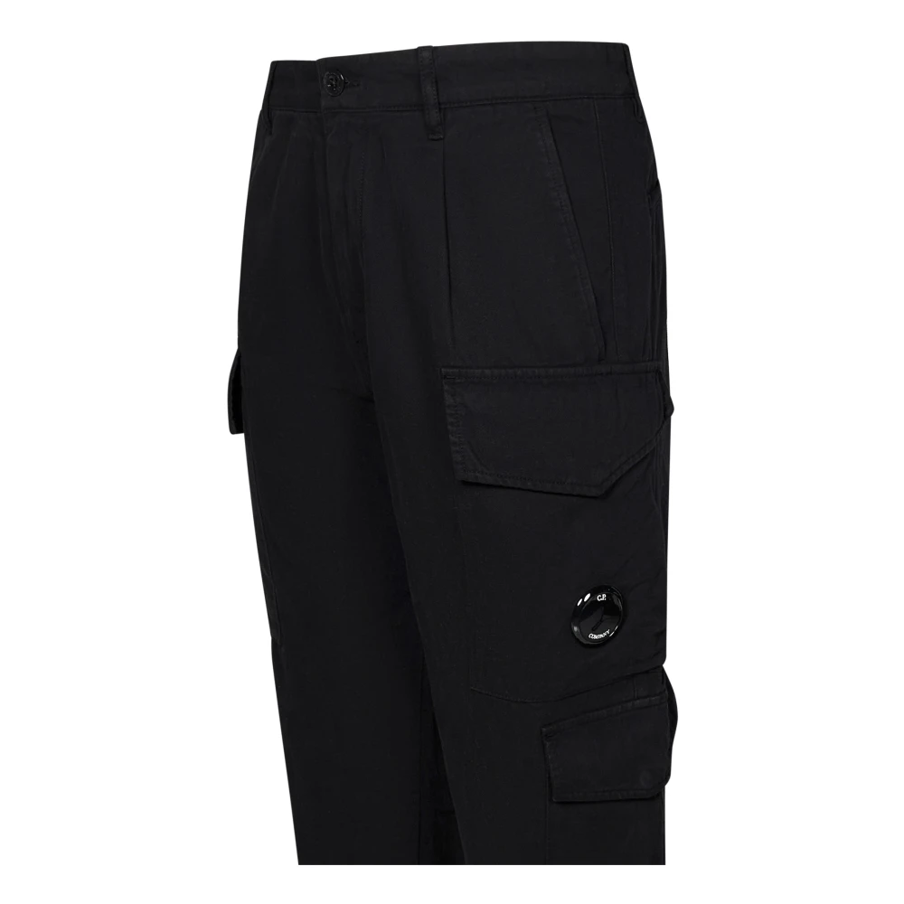 C.P. Company Zwarte Cargo Broek Op Black Heren