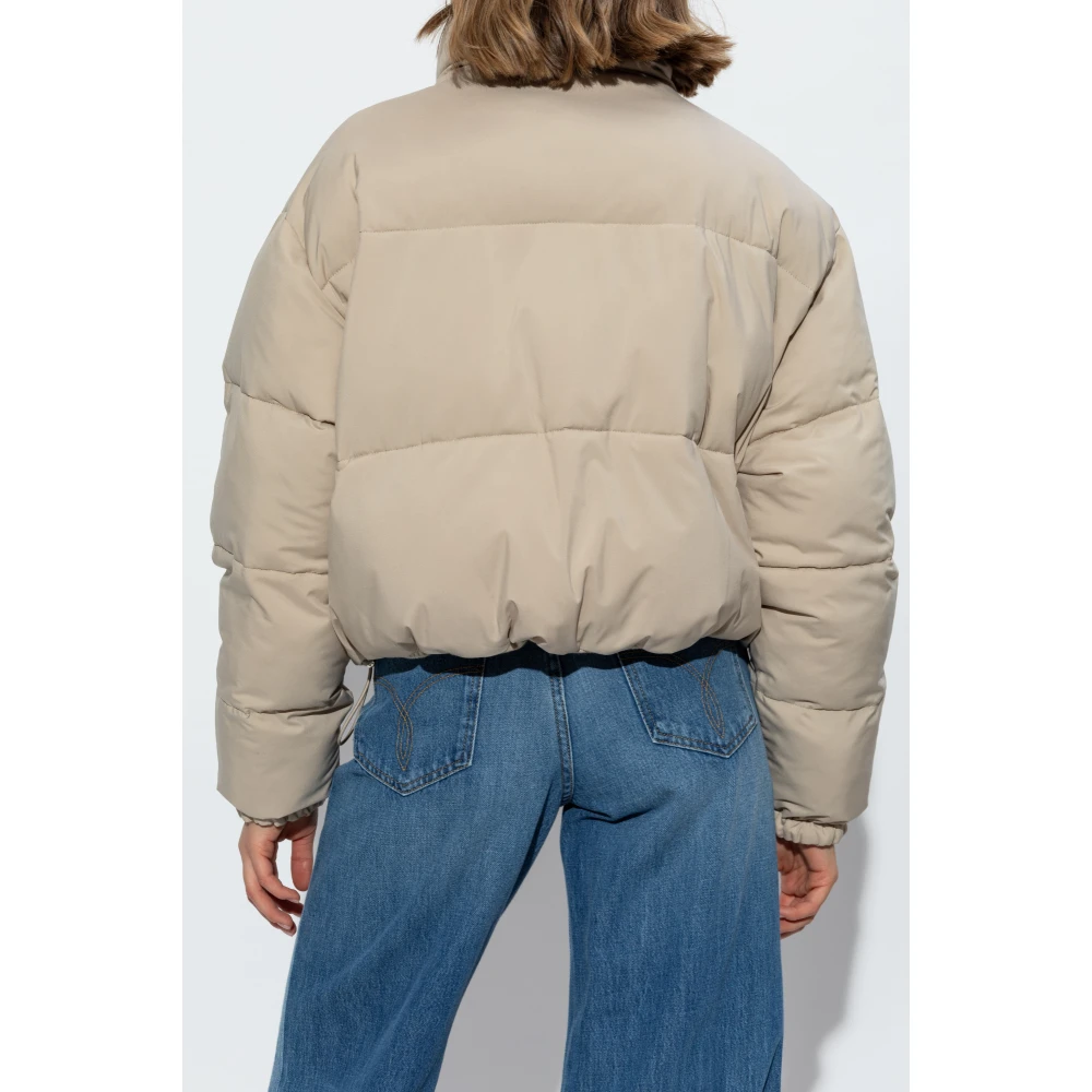 Versace Omkeerbaar gewatteerd jack Beige Dames