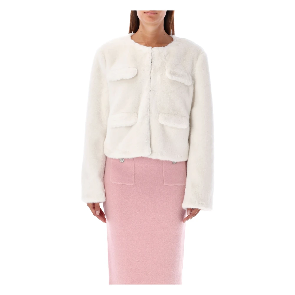 Jackets > Faux Fur & Shearling Jackets - - Self Portrait - Modalova
