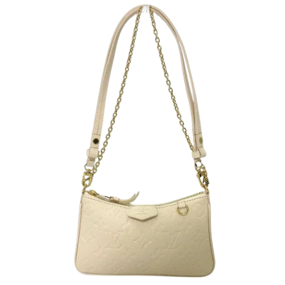 Louis Vuitton Vintage Pre-owned Canvas louis-vuitton-bags White Dames