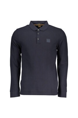 polo-slim-fit-en-coton-bleu