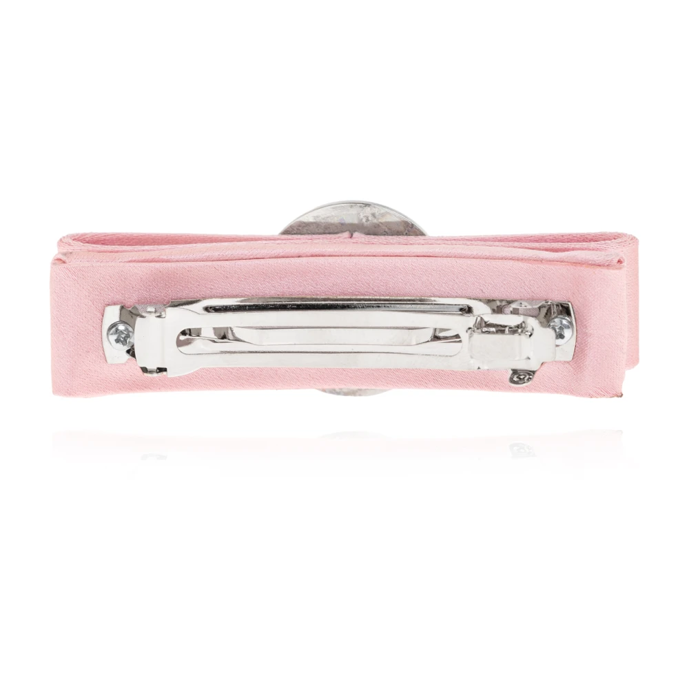 Versace Satijnen haarknip Pink Dames