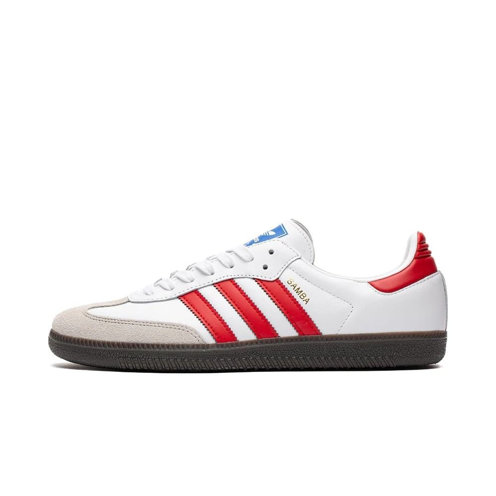 Adidas Unisex White Classic Samba Og Trainers - Skateboarding - 9 1/3 Uk - Sport