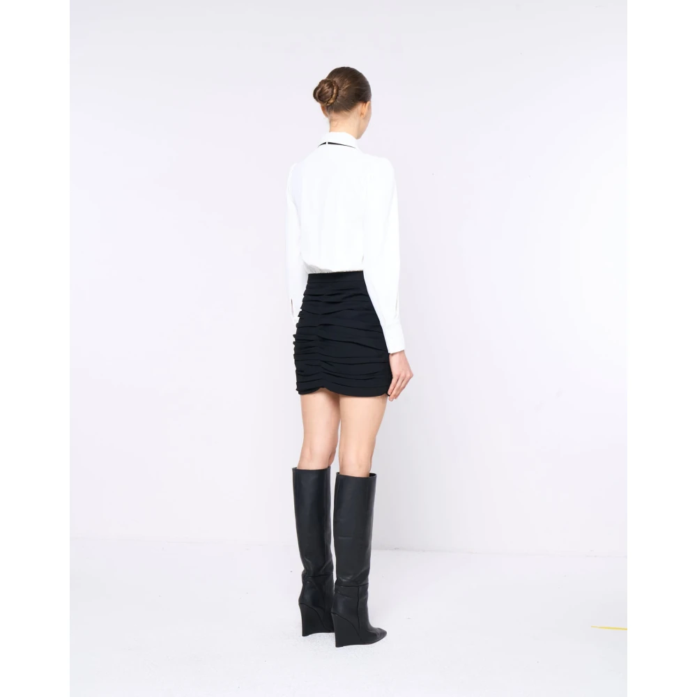 Silvian Heach Klassieke overhemd en strakke rok set White Dames