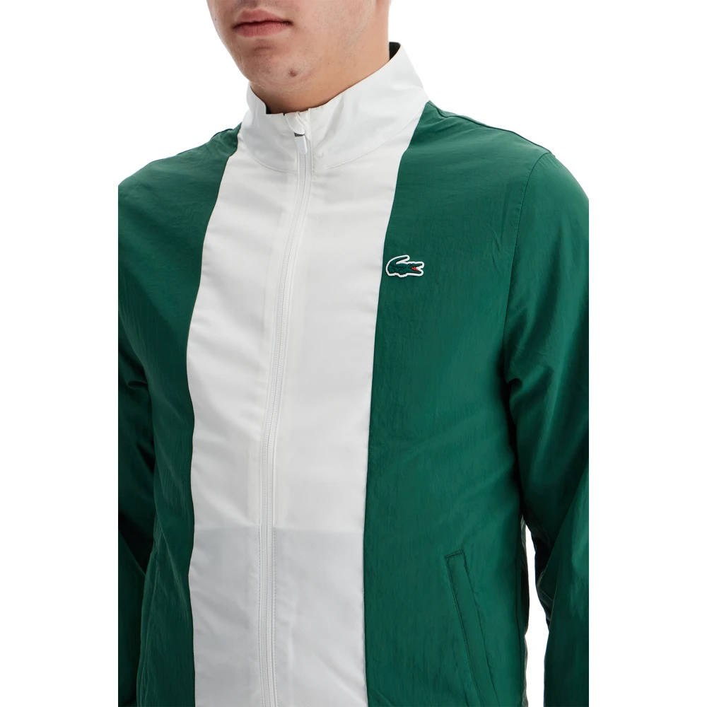 Lacoste Sporty Mesh Jumpsuit Green Heren