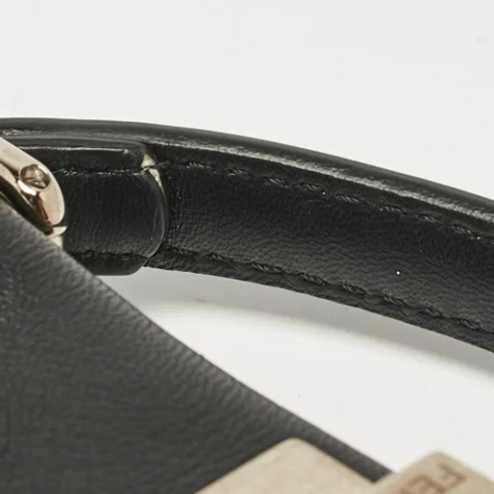 Fendi Vintage Pre-owned Leather handbags Black Dames