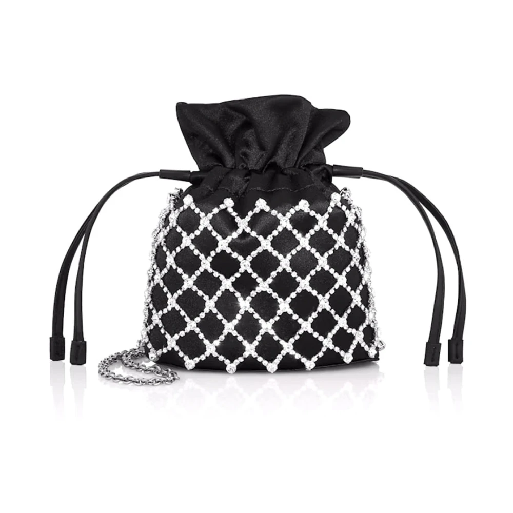Aquazzura Zwarte Clutch Tas Black Dames