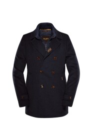 Peacoat imbottito a doppio petto