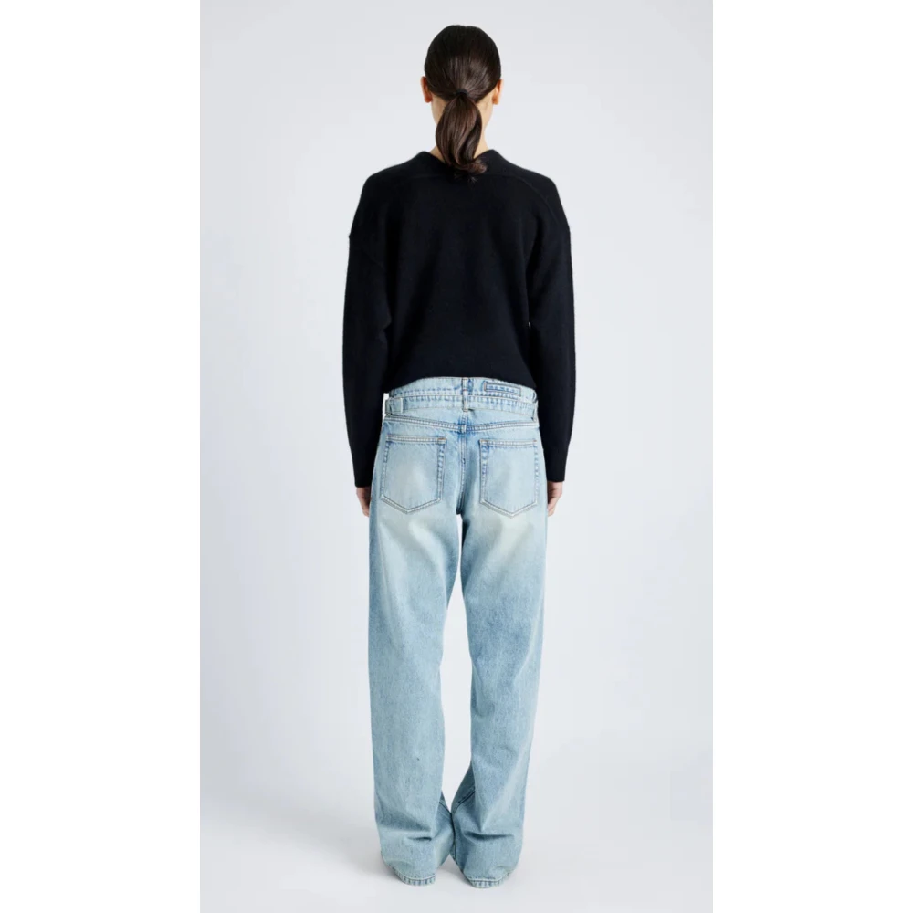Proenza Schouler Relaxed Boyfriend Fit Klassieke Wassing Jeans Blue Dames