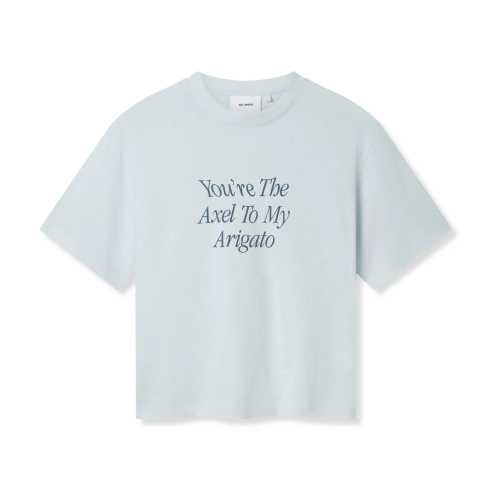 Axel Arigato Mijn Axel Bedrukt T-shirt Blue Dames