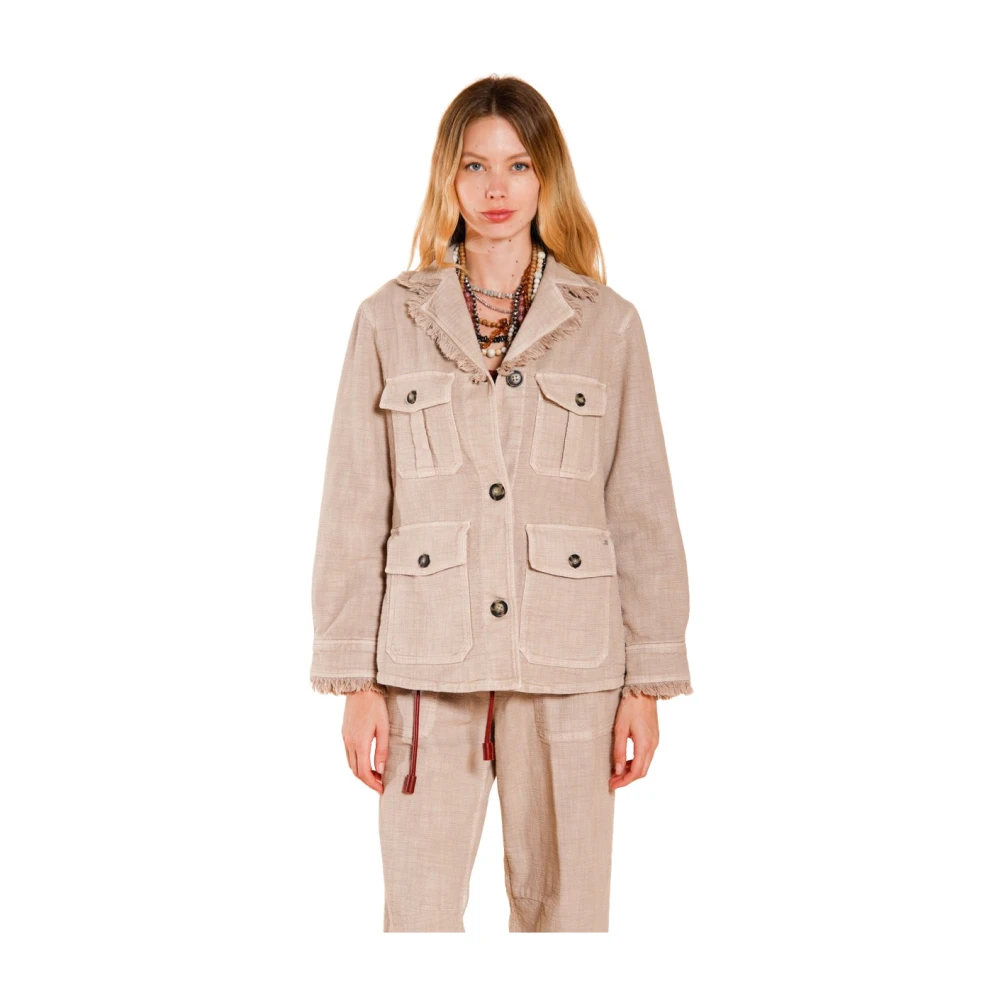 Mason's Mujer Beige Chaquetas, Talla: Xs