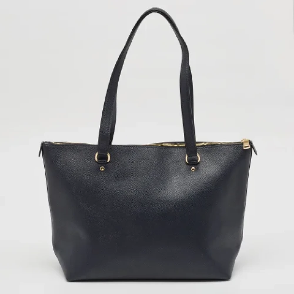 Coach Pre-owned Leather handbags Blue Dames