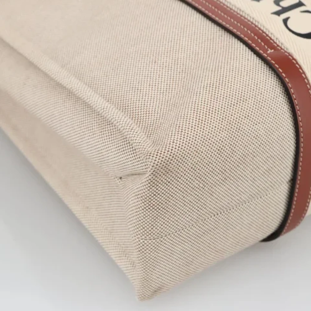 Chloé Pre-owned Canvas handbags Beige Dames