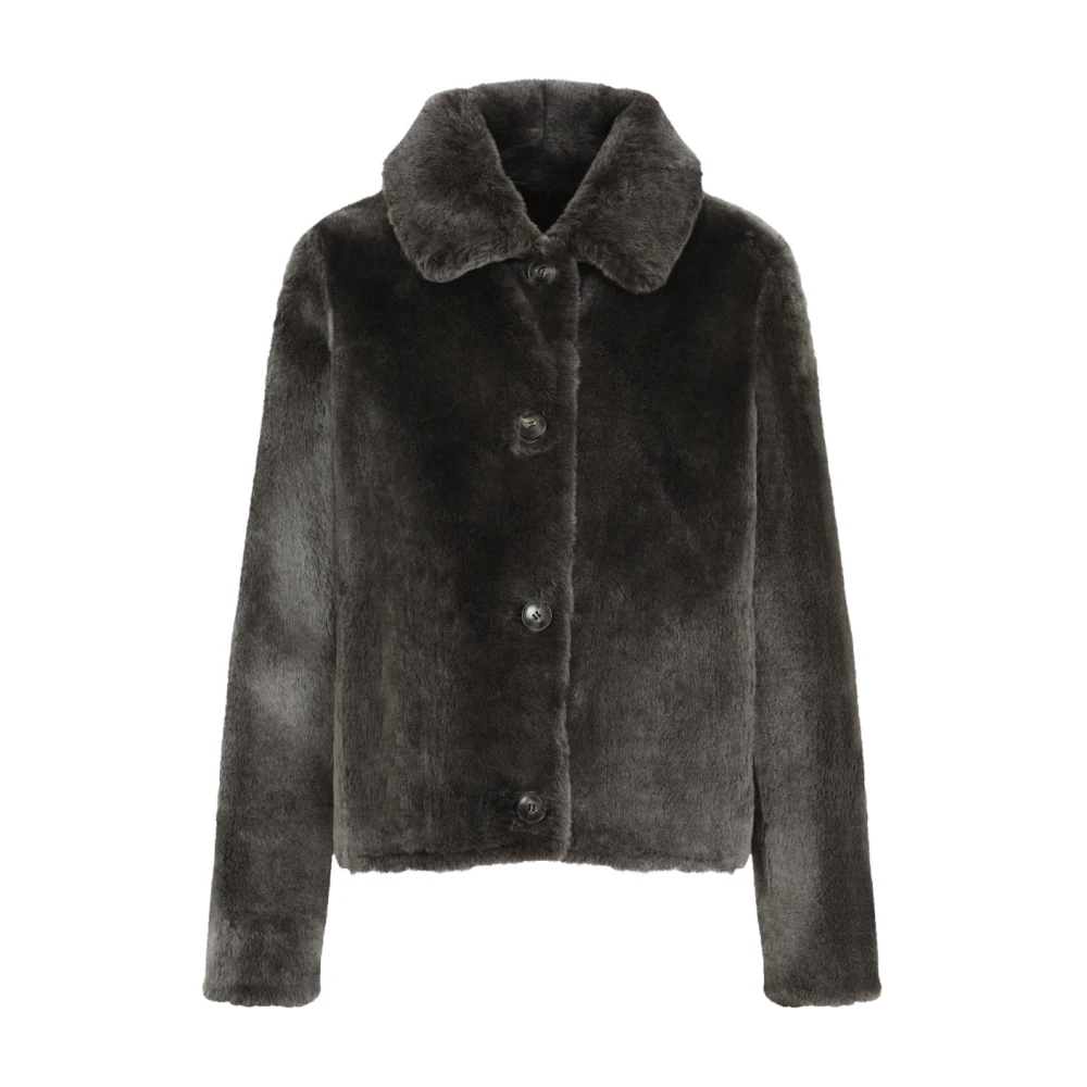 Luksuriøs Faux Fur Shearling Jakke