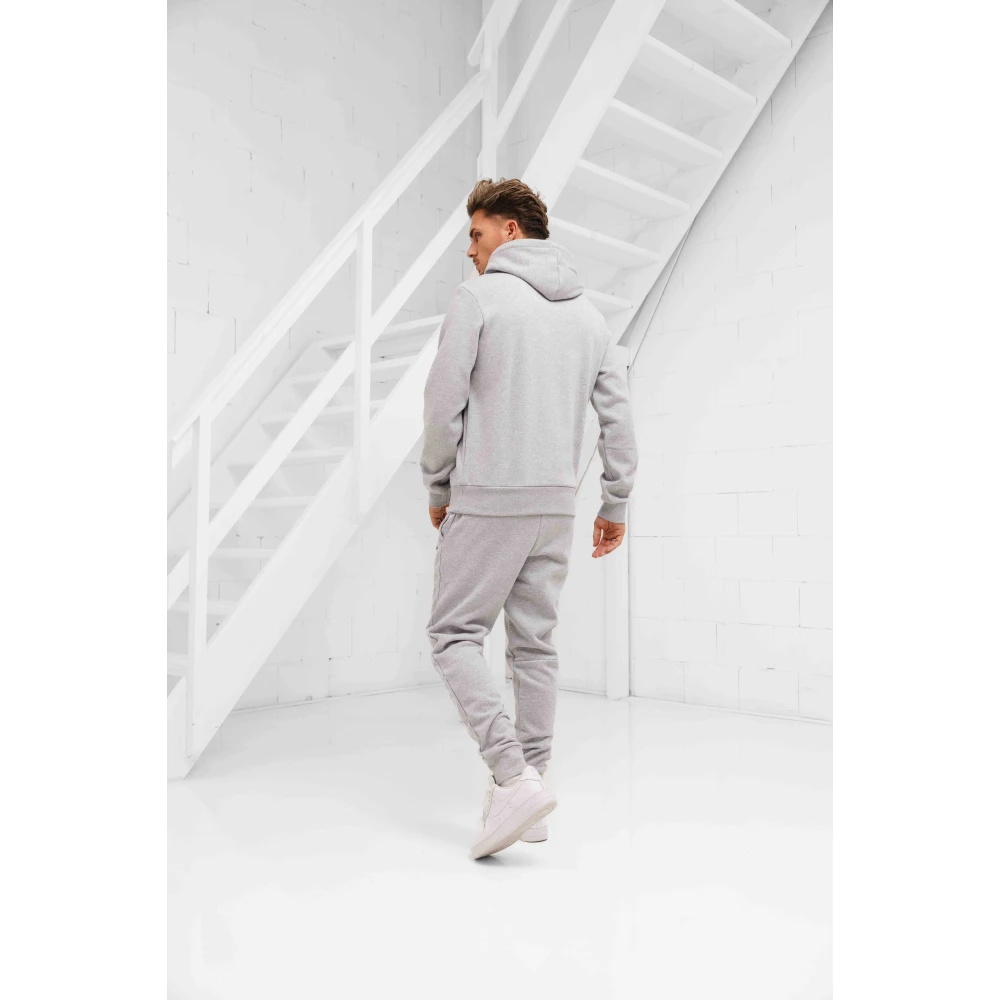 Lacoste Hoodie Tracksuit Gray Heren