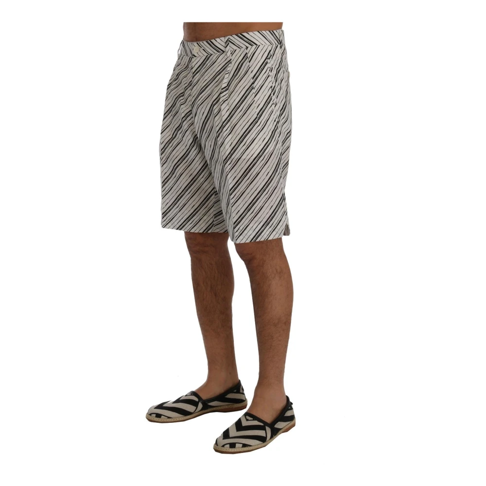 Dolce & Gabbana Gestreepte Casual Shorts Multicolor Heren