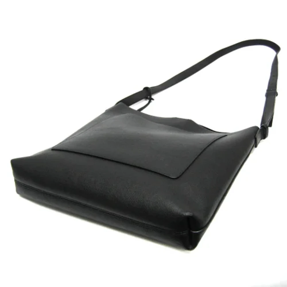 Yves Saint Laurent Vintage Pre-owned Leather shoulder-bags Black Dames