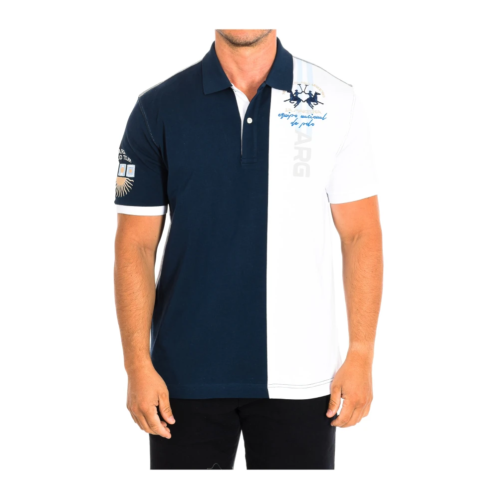 La Martina Men's Short Sleeve Polo Shirt