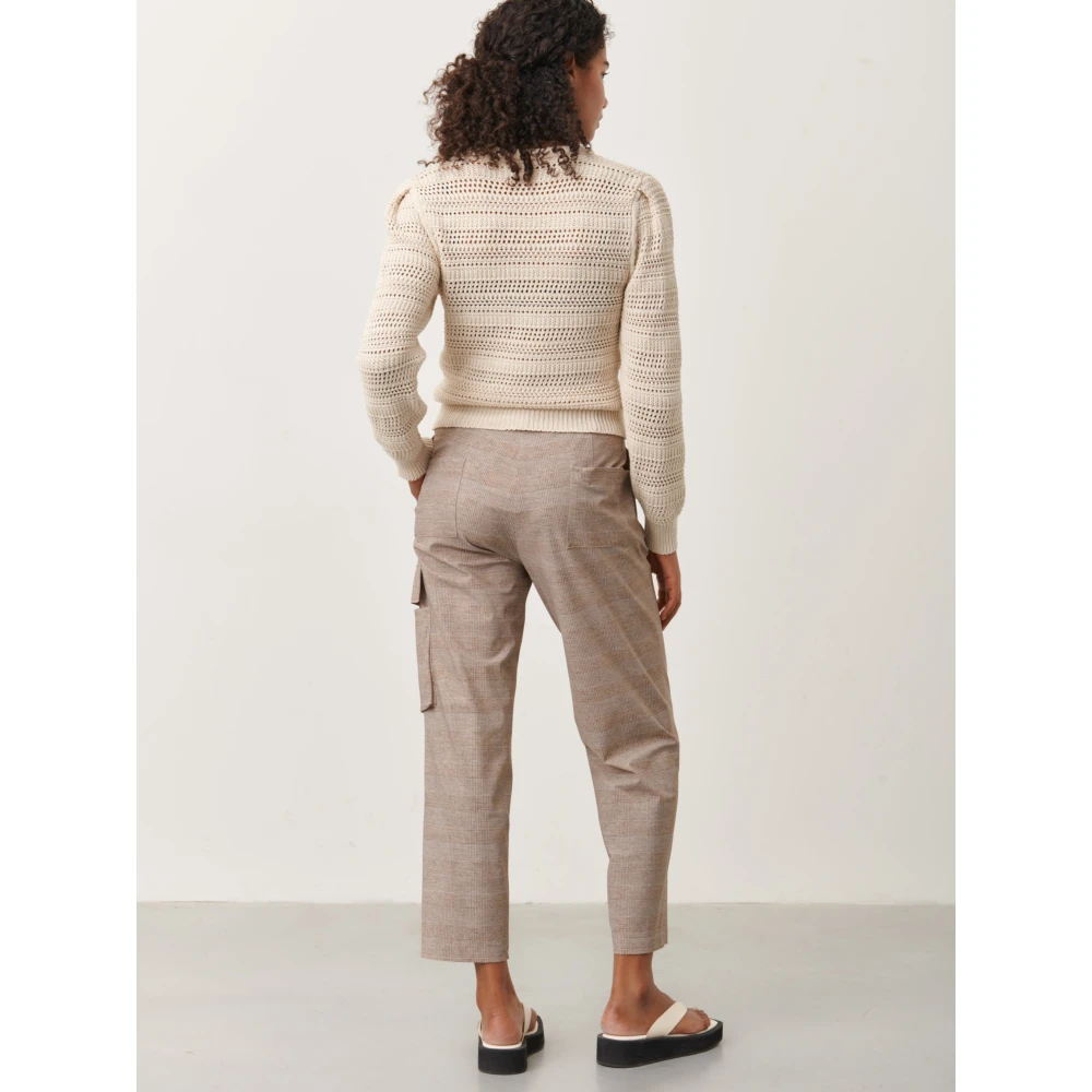 Jane Lushka Round-neck Knitwear Beige Dames