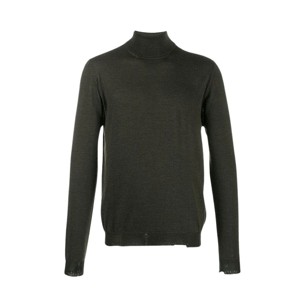 Golden Goose Vintage Merino Wollen Rolkraag Turtleneck Green Heren