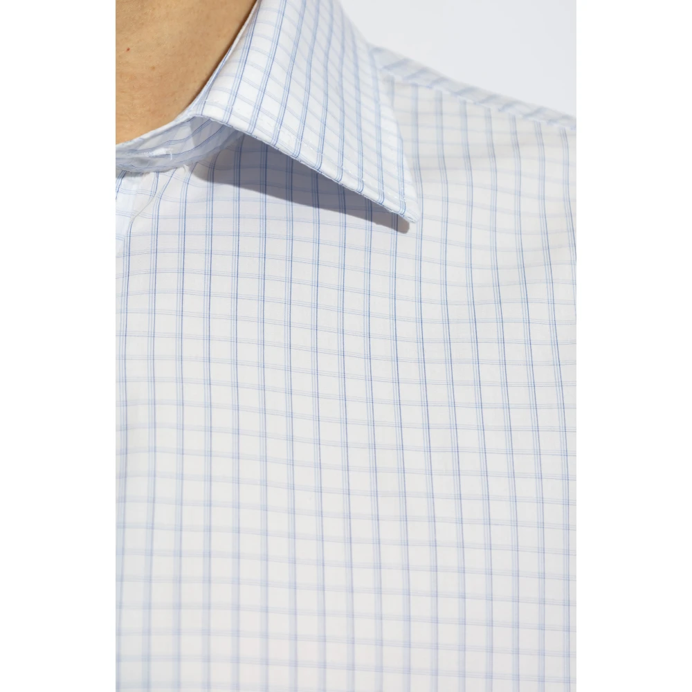 PAUL & SHARK Geruit overhemd Blue Heren