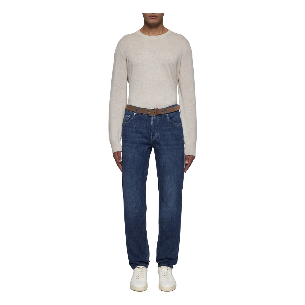 BRUNELLO CUCINELLI Luxe Gebreide Collectie Beige Heren