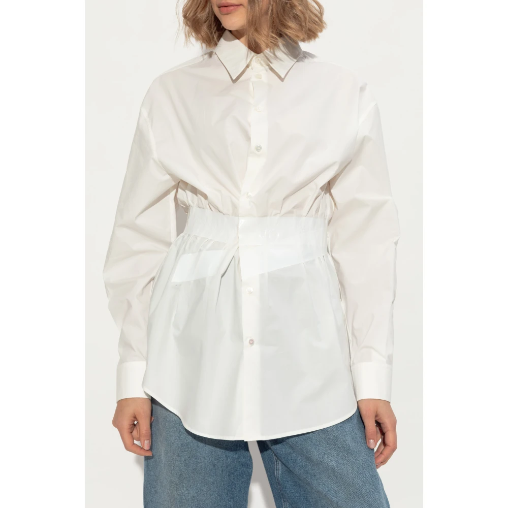 MM6 Maison Margiela Shirt White Dames