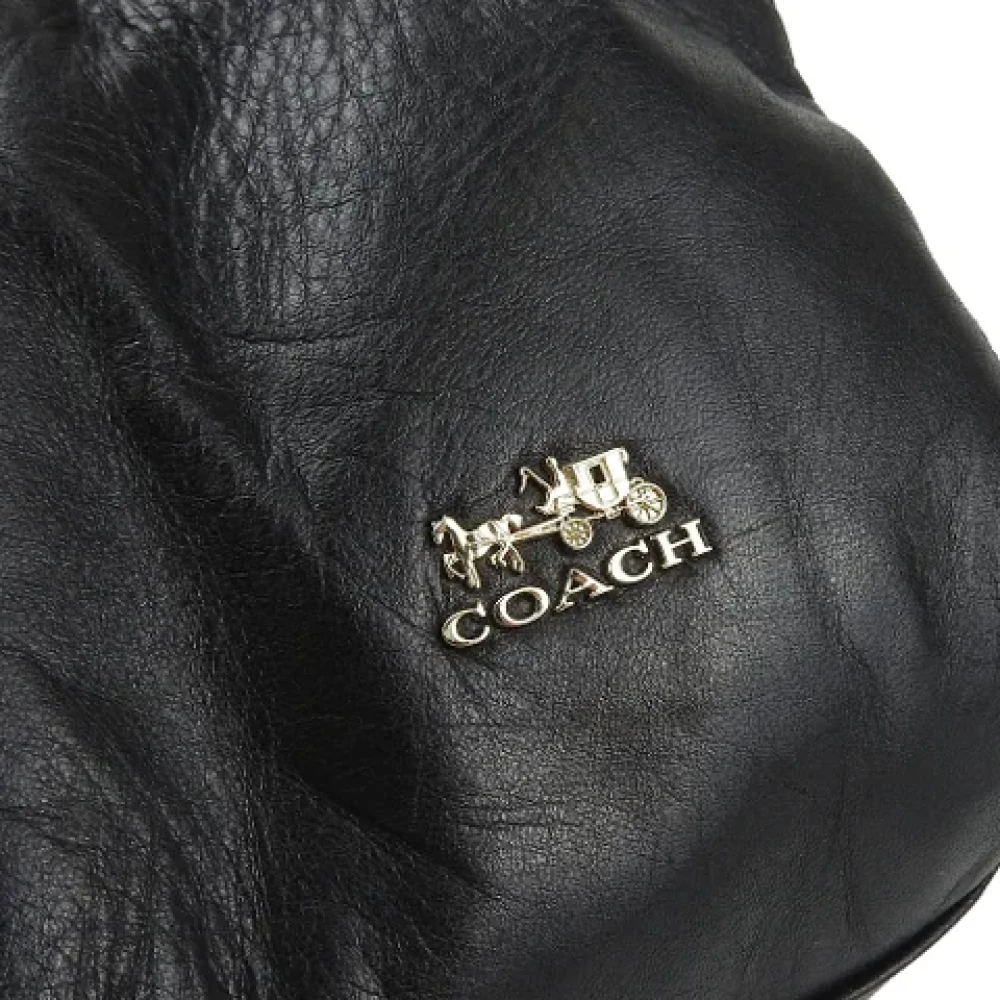 Coach Pre-owned Leather handbags Black Dames