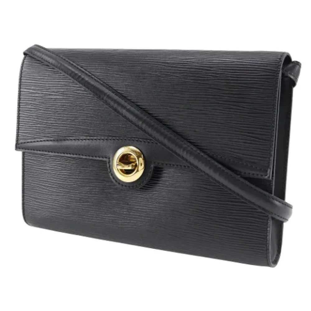Louis Vuitton Vintage Pre-owned Leather crossbody-bags Black Dames
