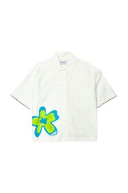 Camicia Flower Graphic