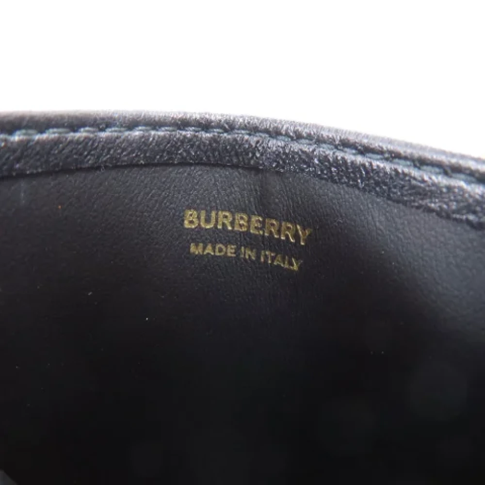 Burberry Vintage Pre-owned Leather wallets Black Dames