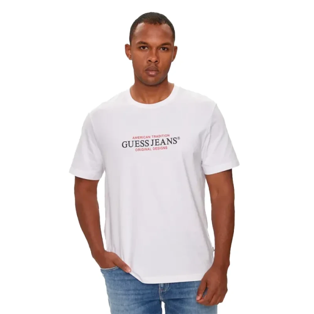 Guess - Tops > T-Shirts - White - Guess - Modalova