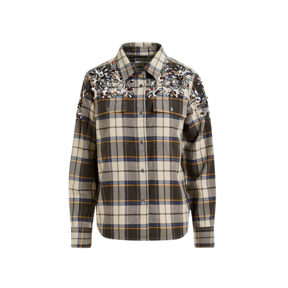 Essentiel Antwerp Women's Multicolor Blouses,, Stylish Embellished Shirt Extra Small