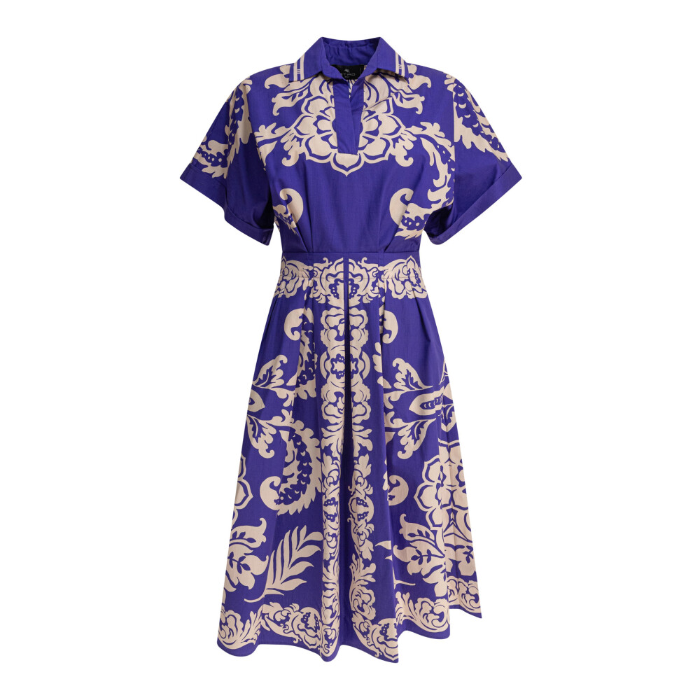 ワンピース Etro Abito Corto In Misto Cotone Etro Abito corto in misto cotone Bianco | WRHA000299TGE01S8461