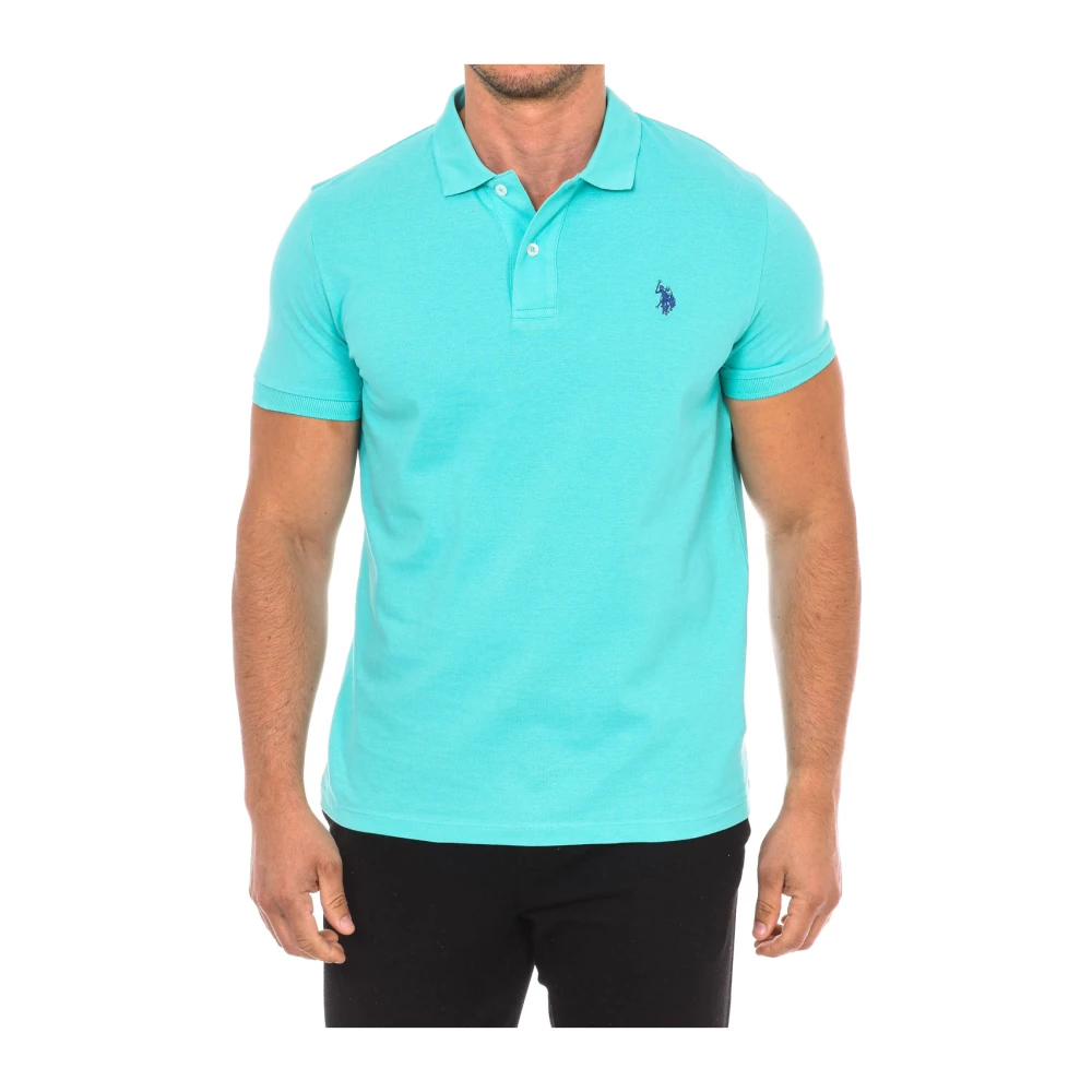 U.s. Polo Assn. Hombre Azul Camisetas, Talla: L