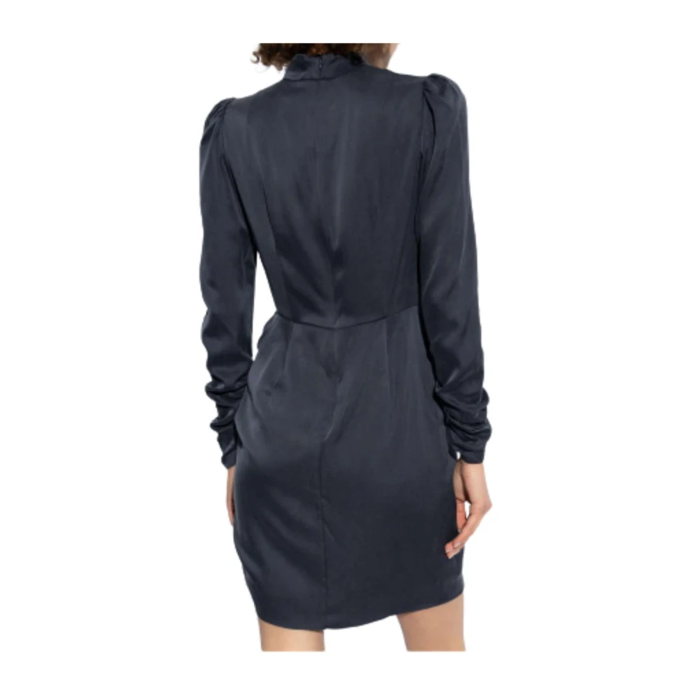 Zimmermann Navy Gedrapeerde Mini Jurk Blue Dames