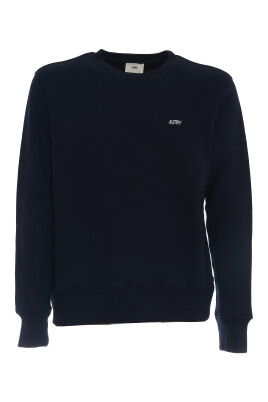 sweatshirt-bleu-avec-logo-brode