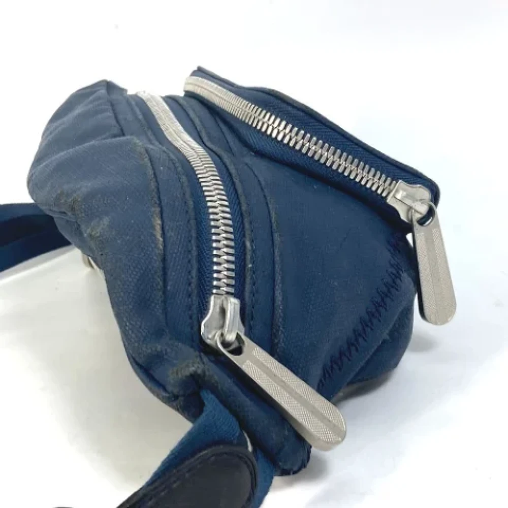 Louis Vuitton Vintage Pre-owned Cotton louis-vuitton-bags Blue Dames