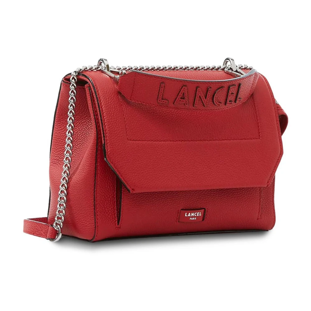 Lancel Cross Body Bags Red Dames