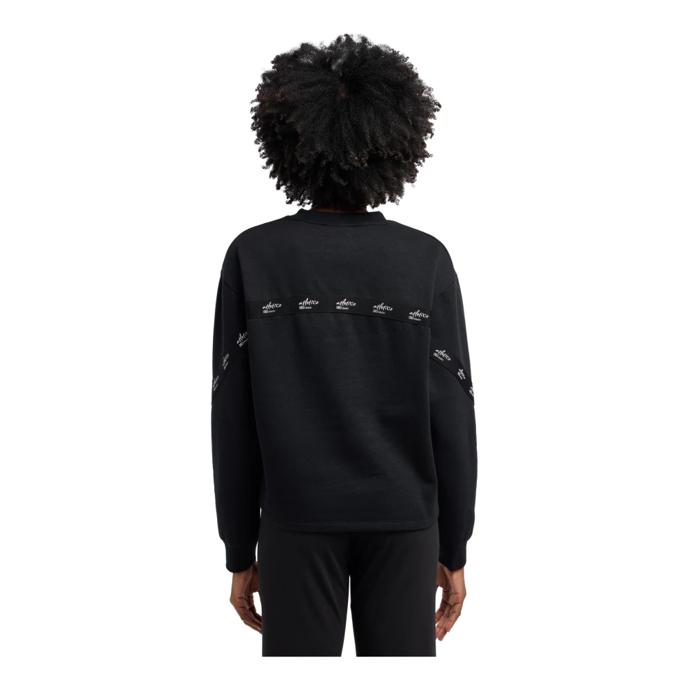 carlo colucci Urban Style Sweatshirt Atletico Collectie Black Dames