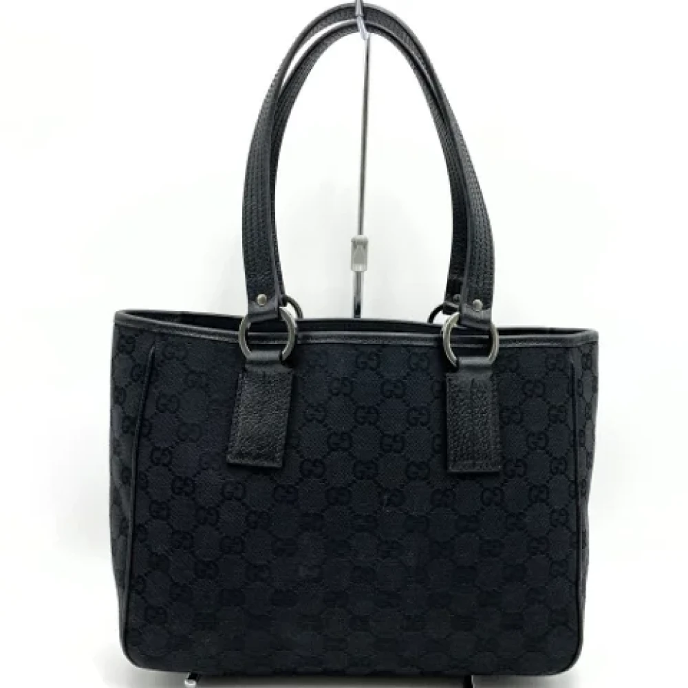 Gucci Vintage Pre-owned Canvas gucci-bags Black Dames