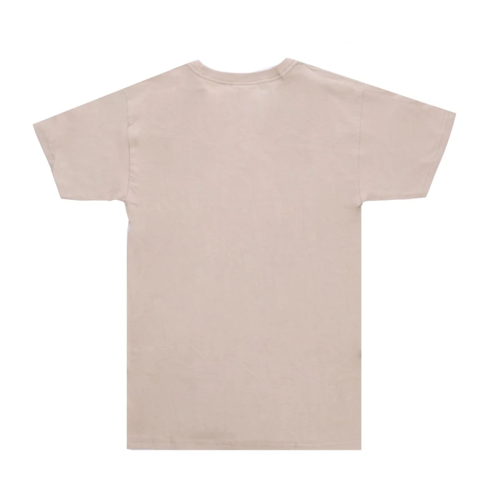 HUF Logo Tee Sand Heren T-shirt Beige Heren