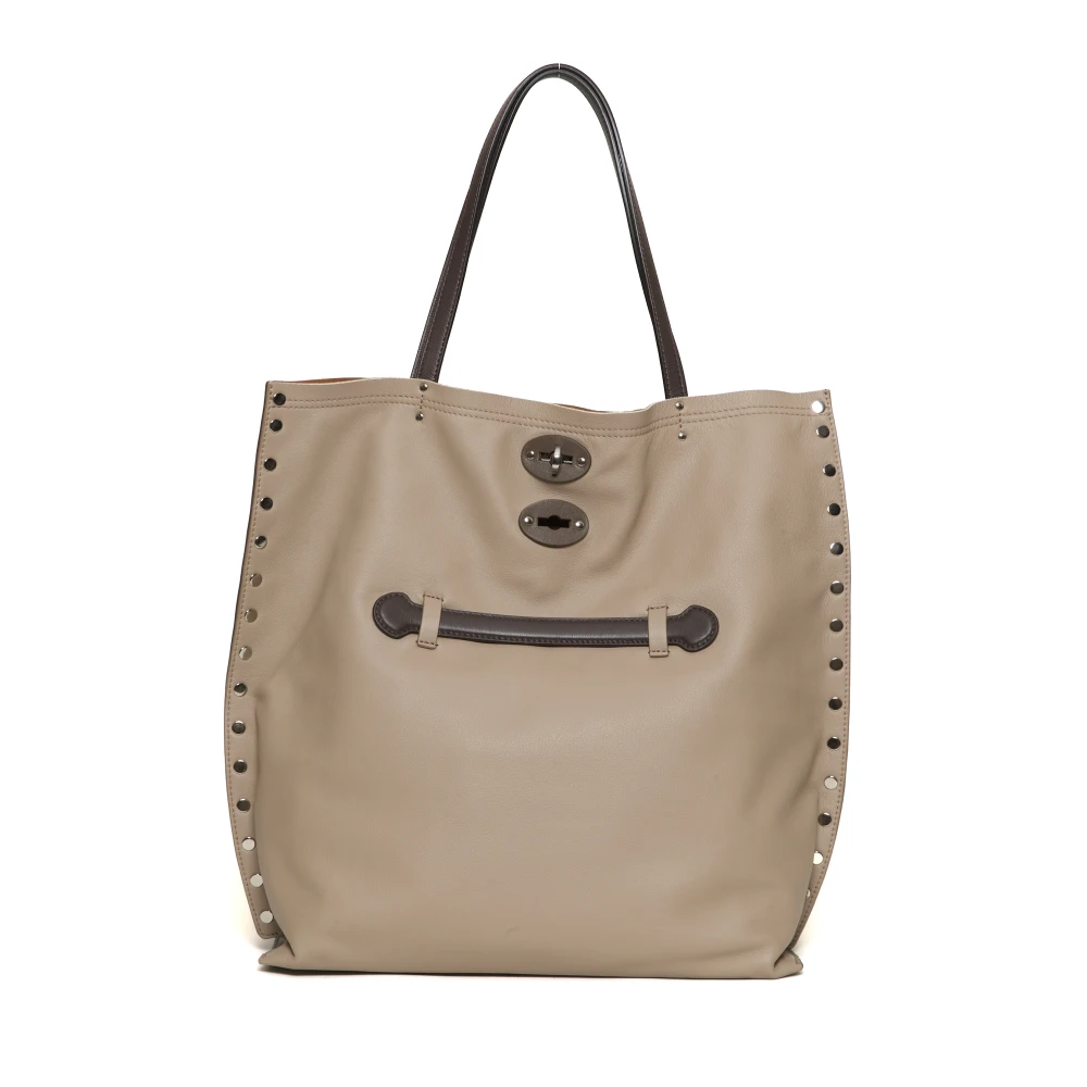 Zanellato Multi tortora en chocolade stijlvolle tas Brown Dames
