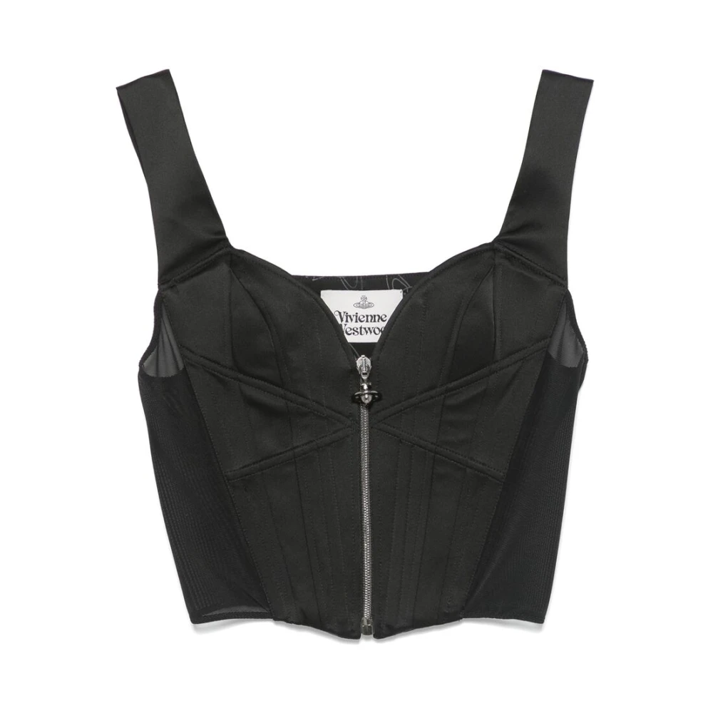 Vivienne Westwood Zwart Mesh Jurk Black Dames