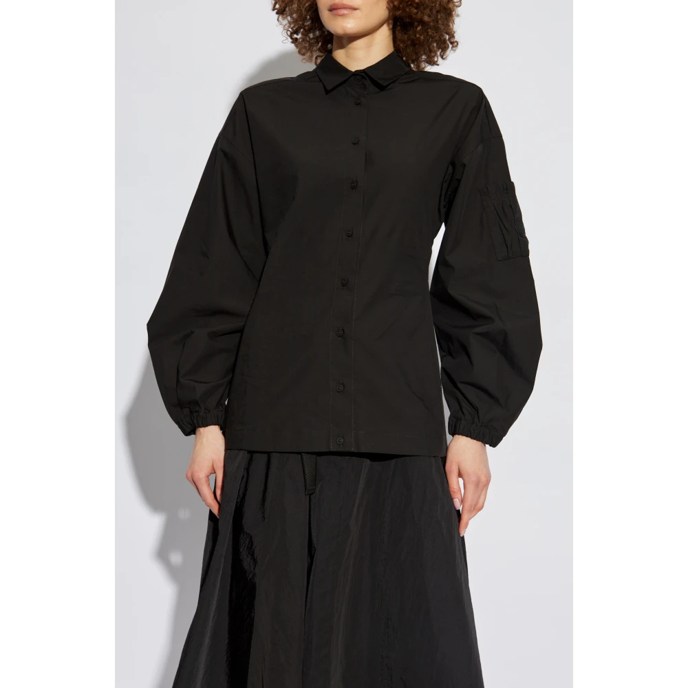 Moncler Shirt met zak Black Dames