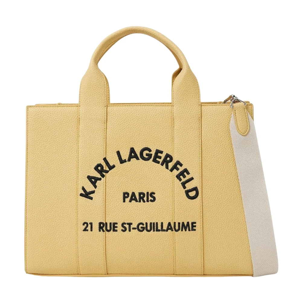 Karl Lagerfeld Women's Yellow Cabas Villa La Vigie - Shopping Bags - One Size - Bags
