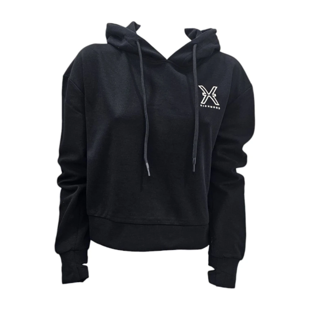 John Richmond Dames Sweatshirt Modieuze Stijl Black Dames