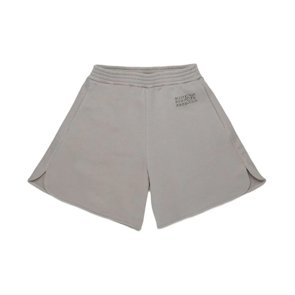 Mm6 Maison Margiela Boys Gray Shorts, 12 Y, Short Trousers